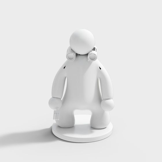 Minimalist Figure 3D model