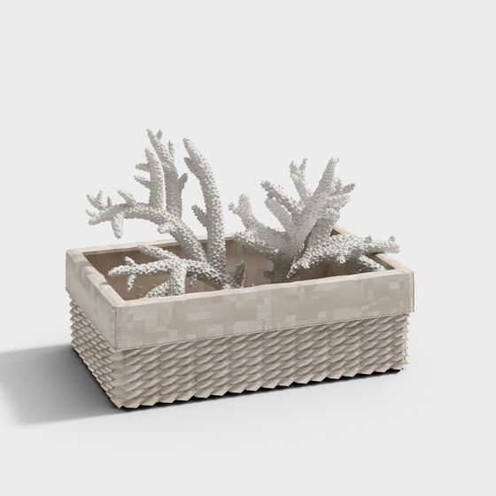 Coral Reef Planter 3D model - Dive into the Ocean's Beauty