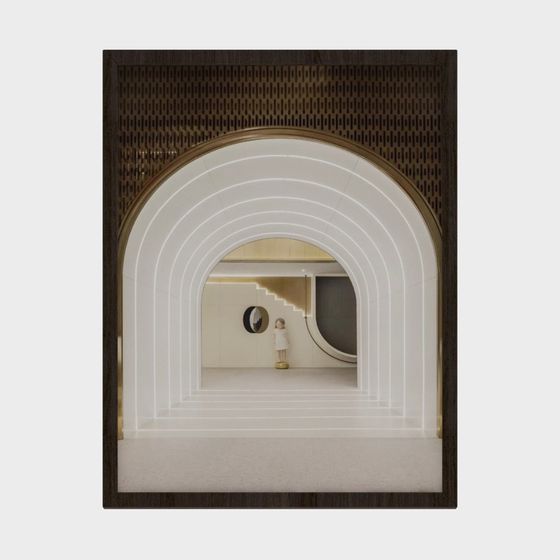 Light Tunnel 3D model