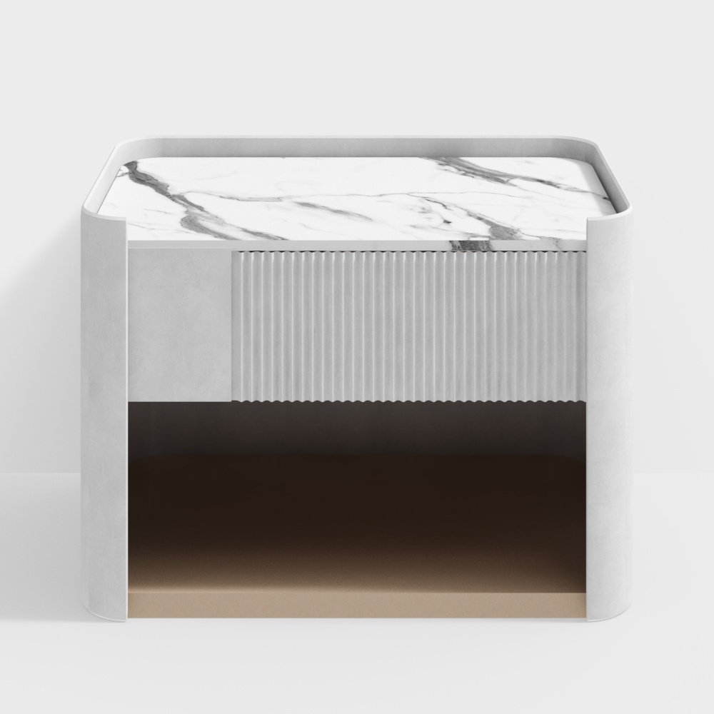 Mesita de Noche de Lujo Ligero