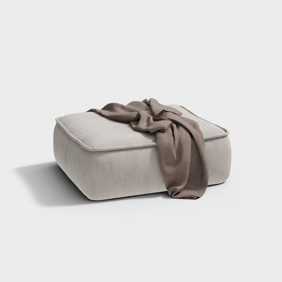 Comfortable Stool 3D model for Modern Interiors