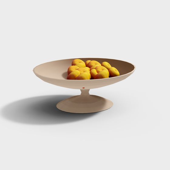 Stylish Fruit Bowl 3D model for Creative Projects