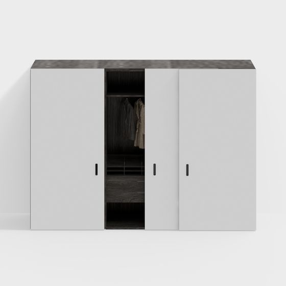 Urban Closet 3D model for Modern Interiors