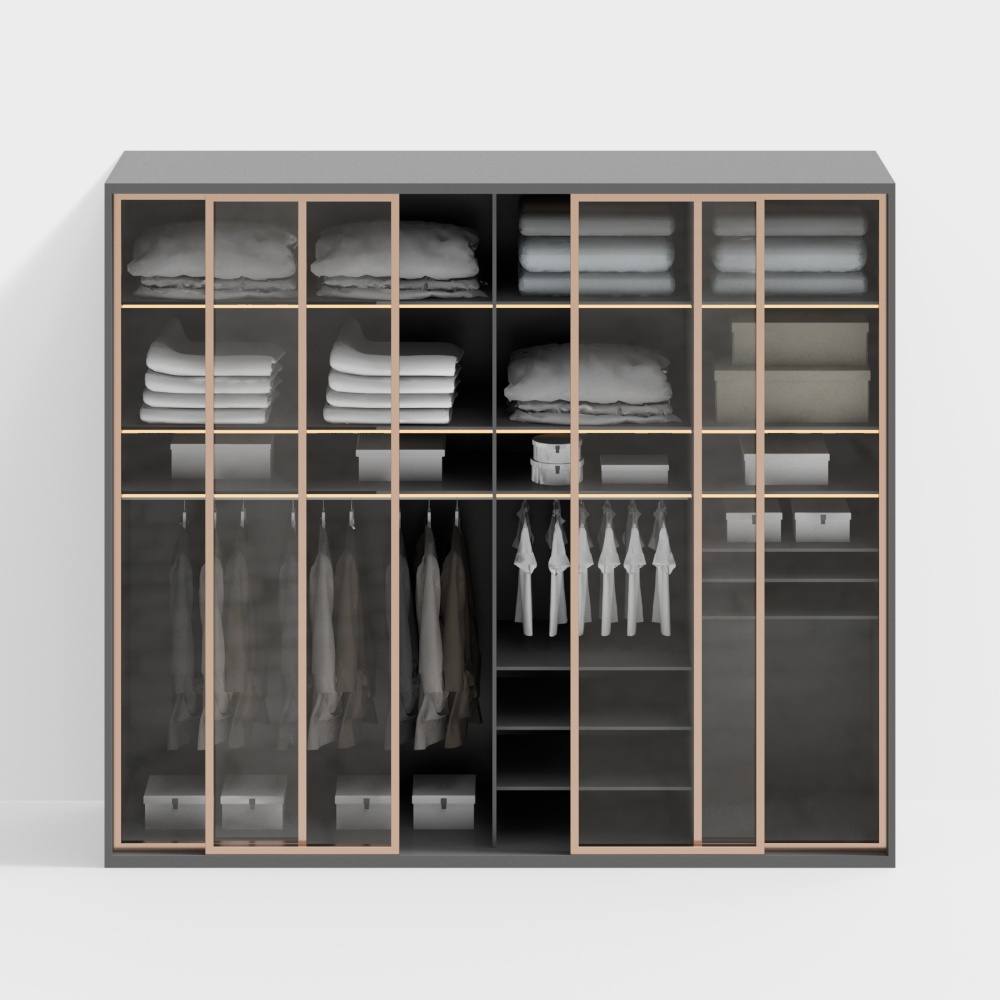 Tủ quần áo sang trọng nhẹ