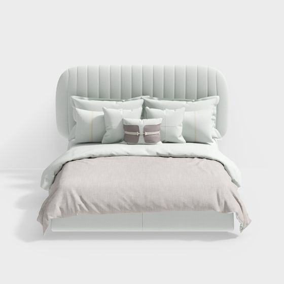 Chic Comfort Bed 3D model