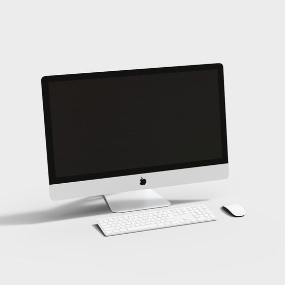 Modern Minimalist iMac 3D model