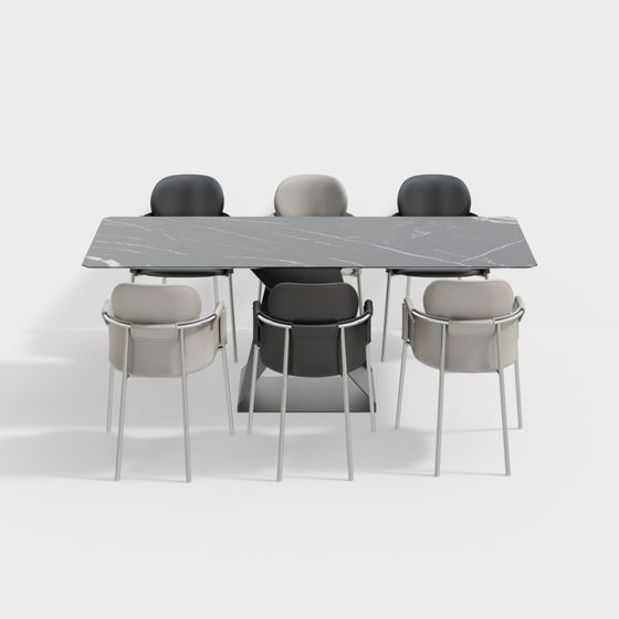 Urban Living Room 3D Model for Modern Aesthetics