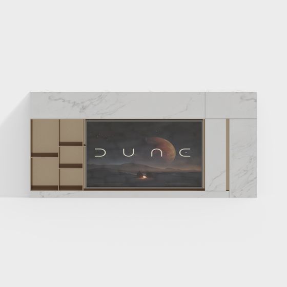 Dune Wall Panel 3D model for Creative Projects
