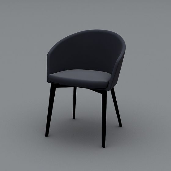Stylish Low-Poly Chair 3D model