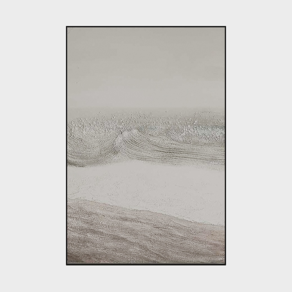 ภาพวาดตกแต่งสไตล์มินิมอลในห้องนั่งเล่นและห้องรับประทานอาหารสมัยใหม่