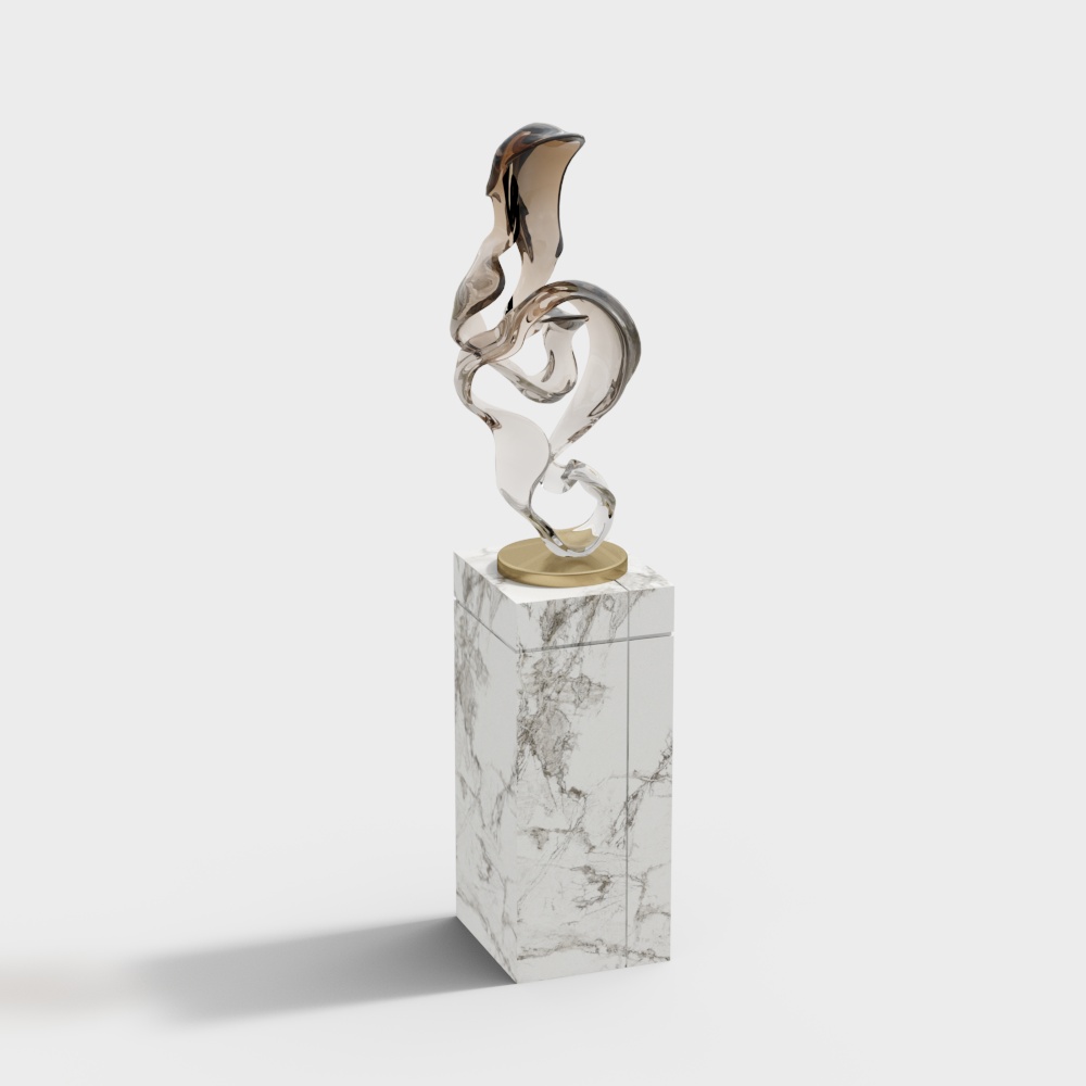 Abstract Sculpture Ornament