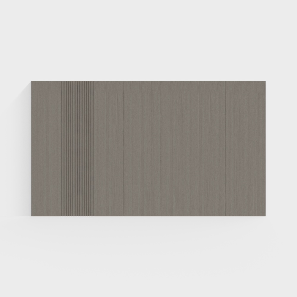 Modern Living and Dining Room Feature Wall