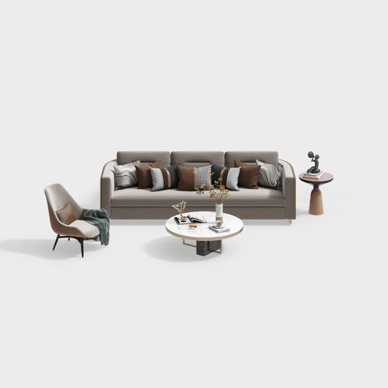 Conjunto de sofá moderno para sala de estar y comedor