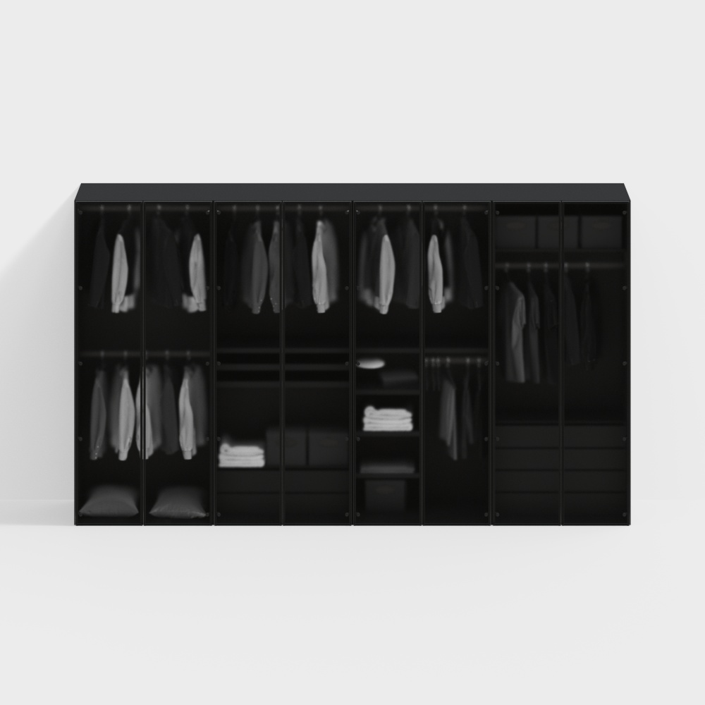 Urban Closet 3D Model - Modern Minimalist Design
