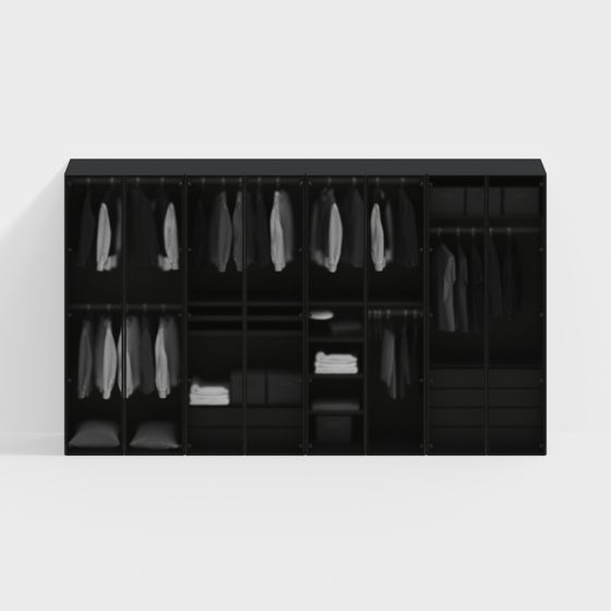 Urban Closet 3D Model - Modern Minimalist Design