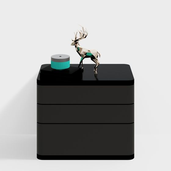 Urban Deer Low Poly 3D Model