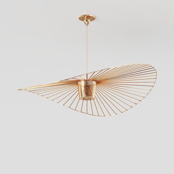 Fan Shadow 3D model - Stylish Chandelier for All Designs