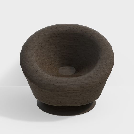 Sphere Seat Low-Polygon High-Detail 3D model