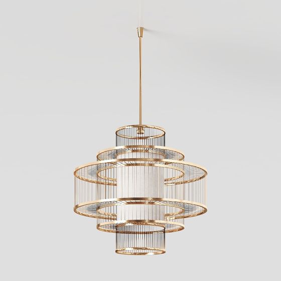 Spiral Light Shadow 3D model for Modern Interiors