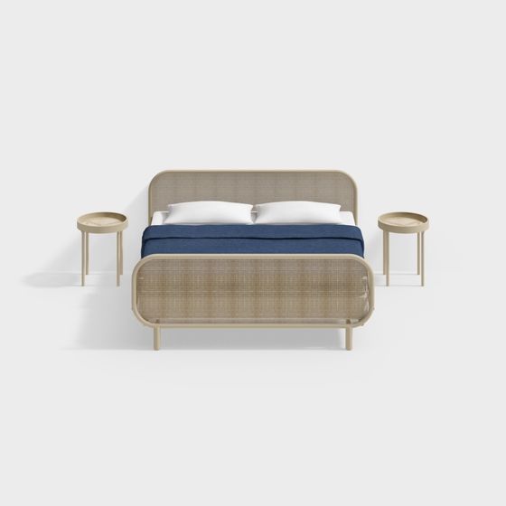 Cozy Retreat 3D model Bed Frame