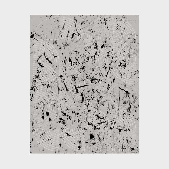 Abstract Vortex Rug 3D Model