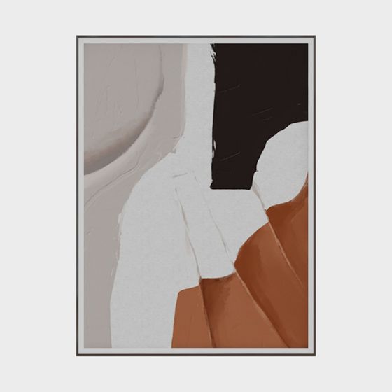 Abstract Low-Poly 3D Model - Artistic Gem