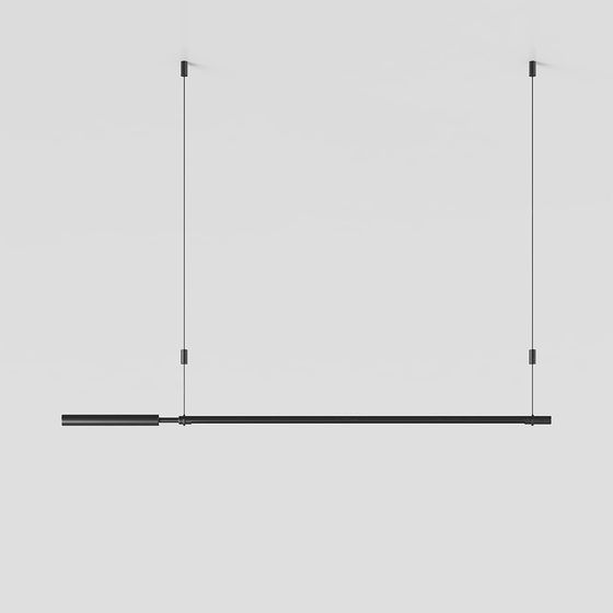 Sleek Pendant Light 3D model