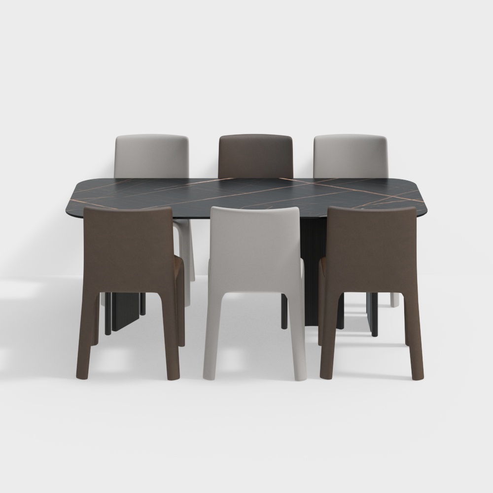 Modern Dining Table Set for Living and Dining Room