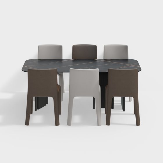 Modern Dining Table Set for Living and Dining Room