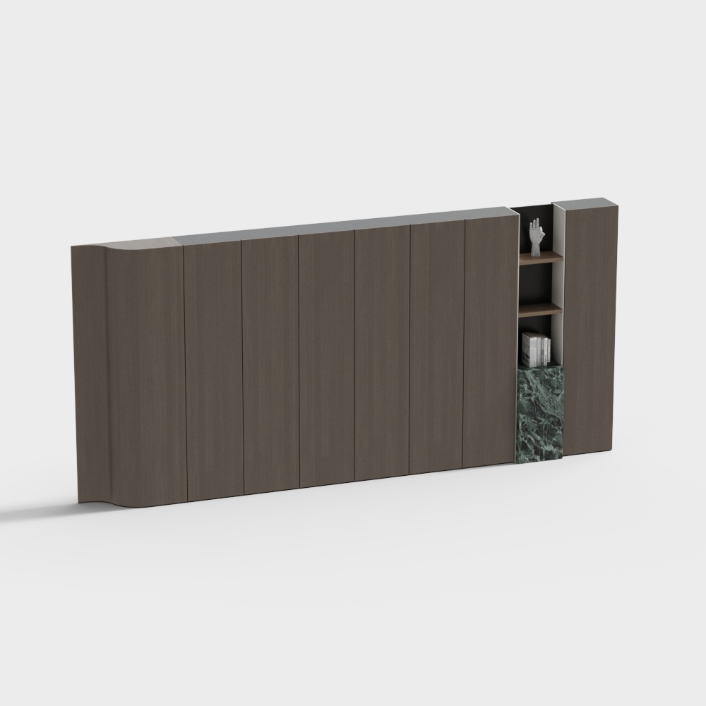 Armario de Decoración de Pared Arqueada Italiana