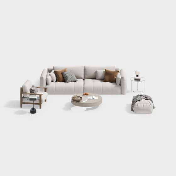 Divano Sezionale Moderno per Soggiorno e Sala da Pranzo