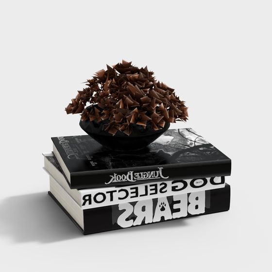 Stylish Spiky Plant 3D model for Creative Projects