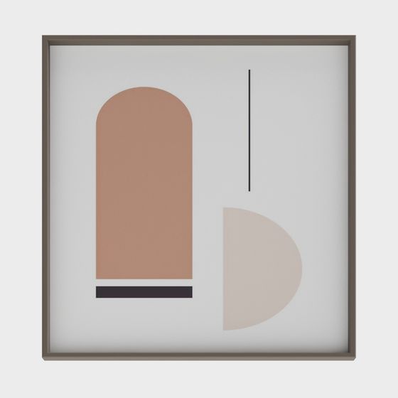 Elegant Low-Poly 3D Model for Modern Art