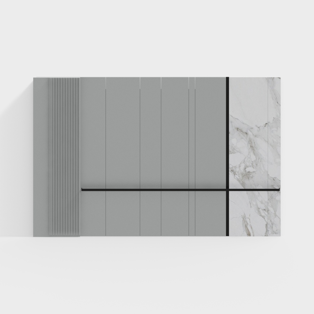 Pared de fondo moderna