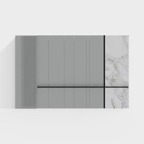 Pared de fondo moderna