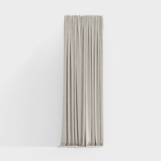 Elegant Drapery 3D model with Realistic Textures