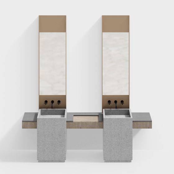 Urban Water Feature 3D model