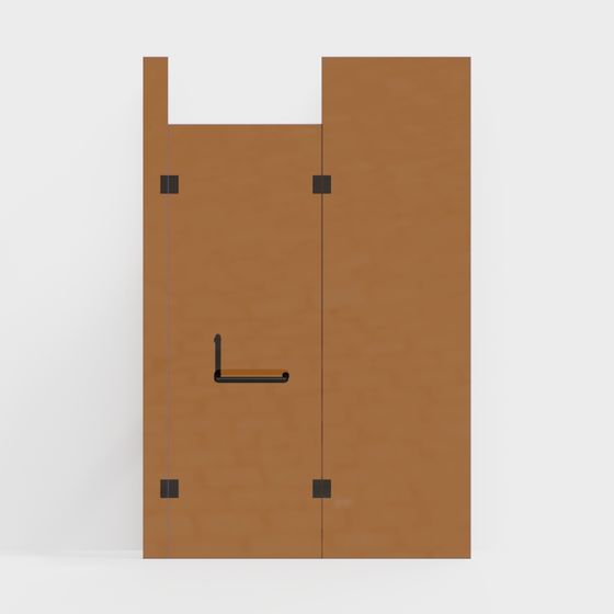 Stylish Wooden Door 3D Model for Modern Interiors