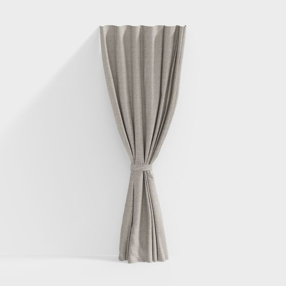 Elegant Curtain 3D model
