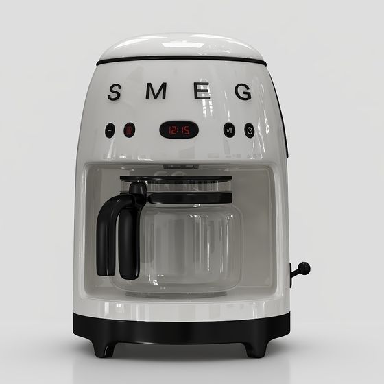 Vintage Style Coffee Machine 3D model