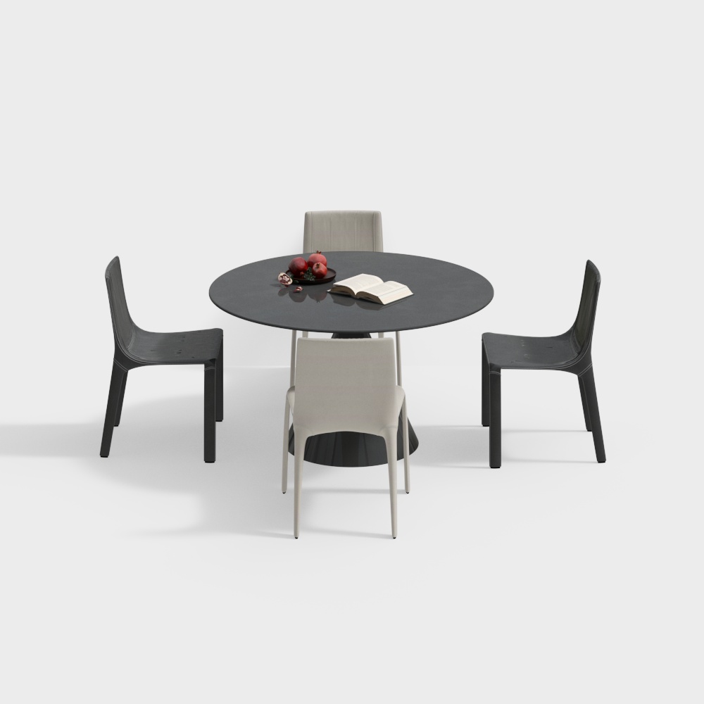 ชุดโต๊ะอาหารสแตนเลสที่ทันสมัยสำหรับห้องรับแขกและห้องอาหาร