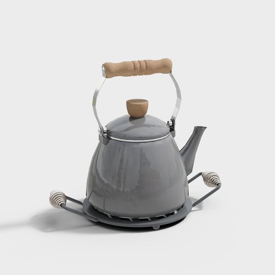 Modern Minimalist Teapot 3D model
