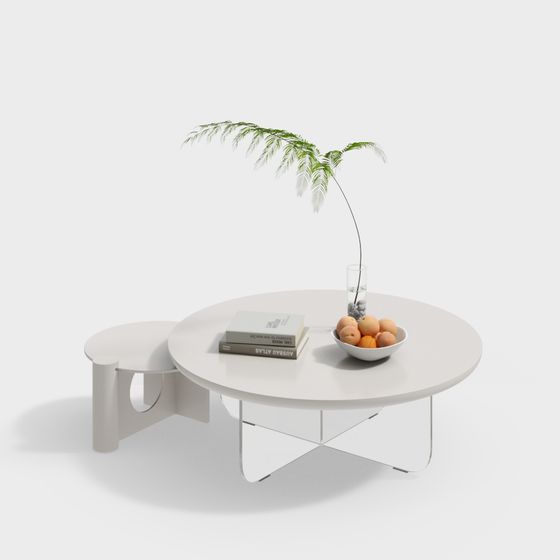 Minimalist Coffee Table 3D model for Modern Spaces