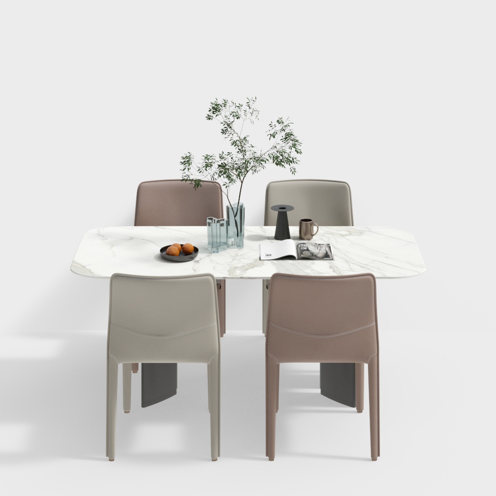 Modern Dining and Living Room Table Set