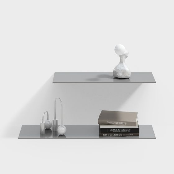 Minimalist Shelf 3D model