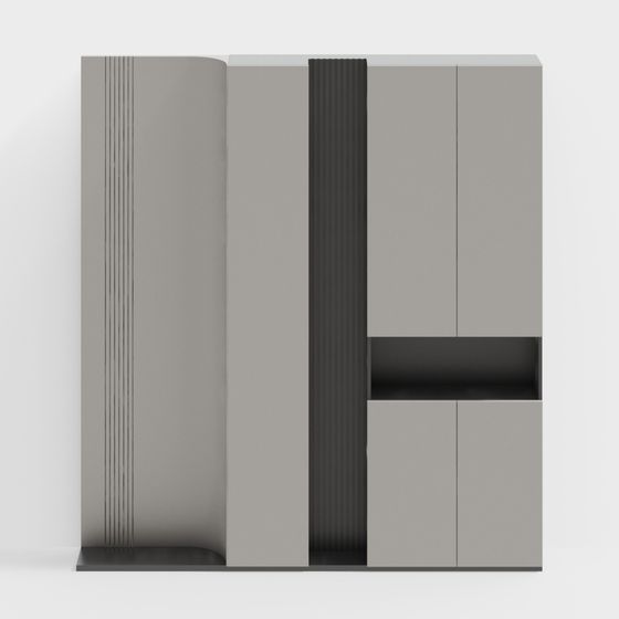 City Window 3D model for Modern Urban Design