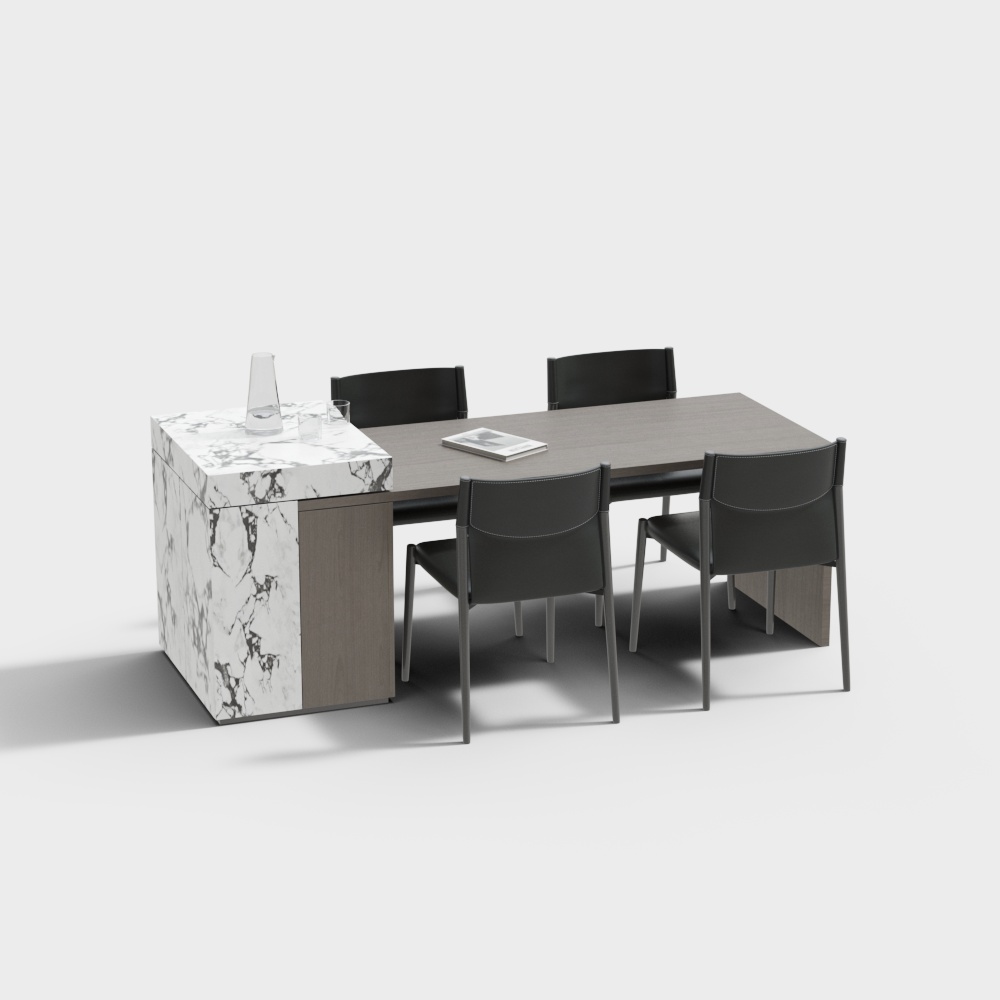 Modern Restaurant Island Table