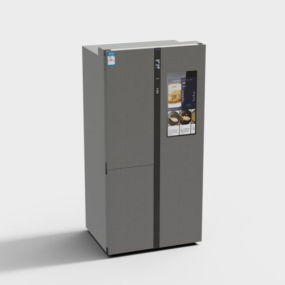 Smart Refrigerator 3D Model Design