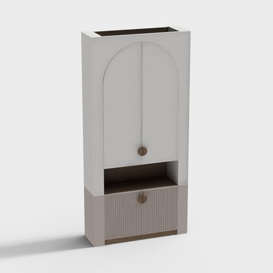 Charmingly Unique Storage Cabinet 3D model