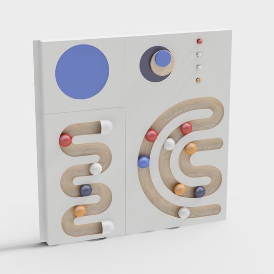 Spiral Maze 3D model